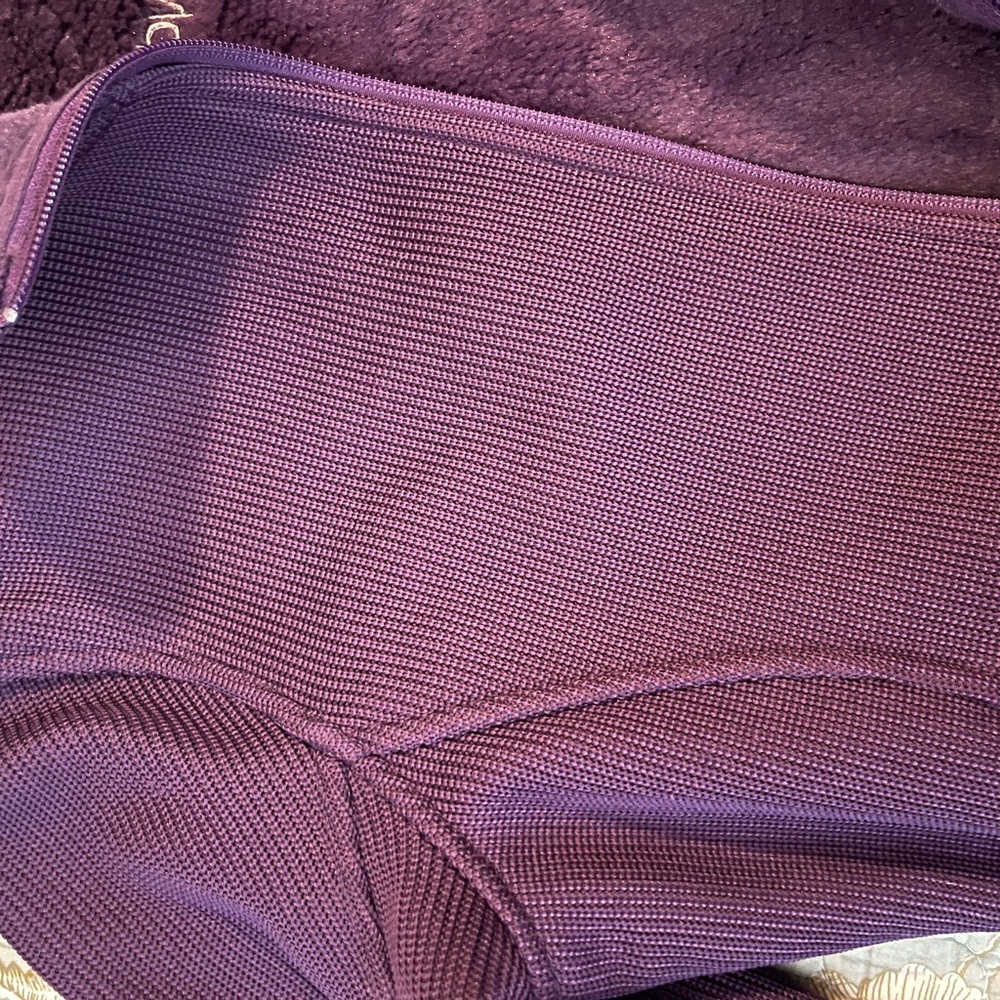 Spyder Royal Purple Zip Thermal Fleece Jacket - S - Picture 7 of 8